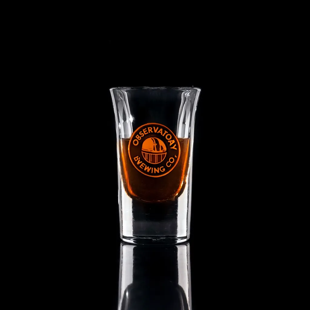 1 oz. Bourbon Sip — custom engraved with a brand logo