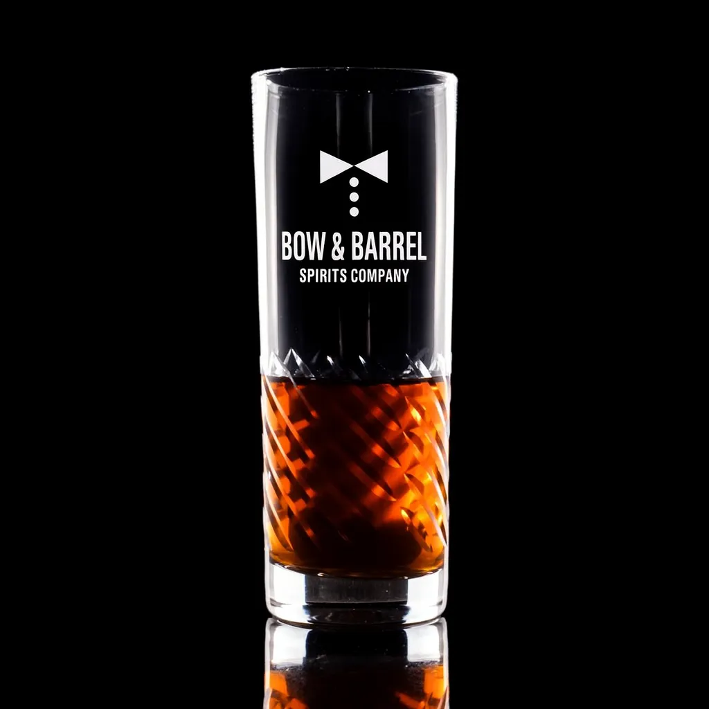 11 oz. Luna HighBall — custom engraved with a brand logo