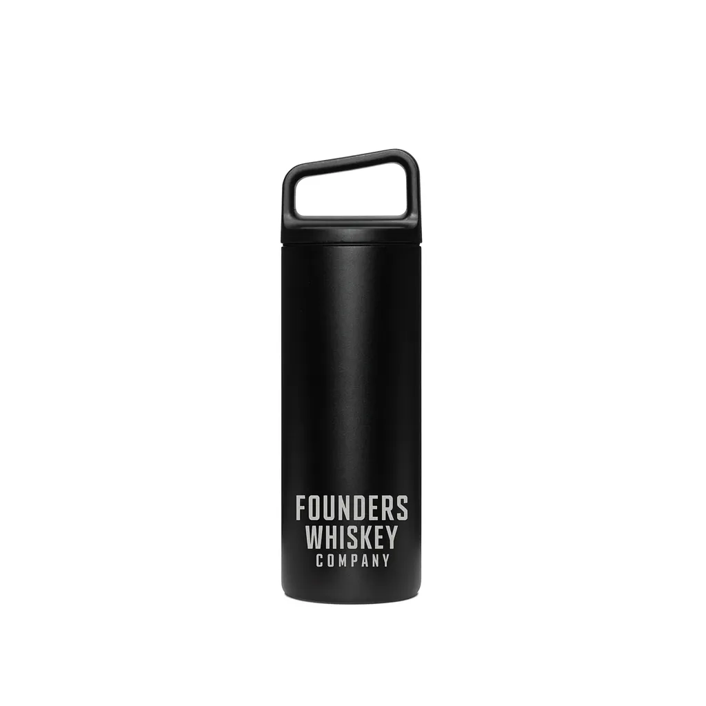 16 oz. MiiR Wide Mouth Bottle — custom engraved with a brand logo