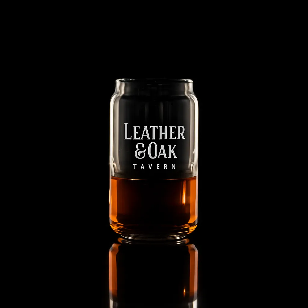 5 oz. Short Can Taster — custom engraved with a brand logo