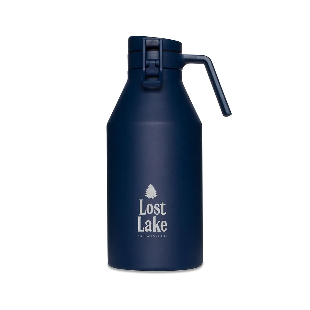 64 oz. MiiR Growler — custom engraved with a brand logo