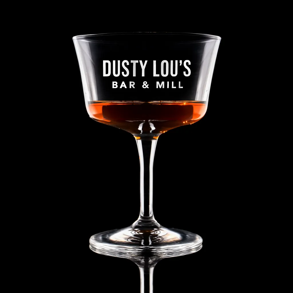 Bartender Fizz — custom engraved with a brand logo