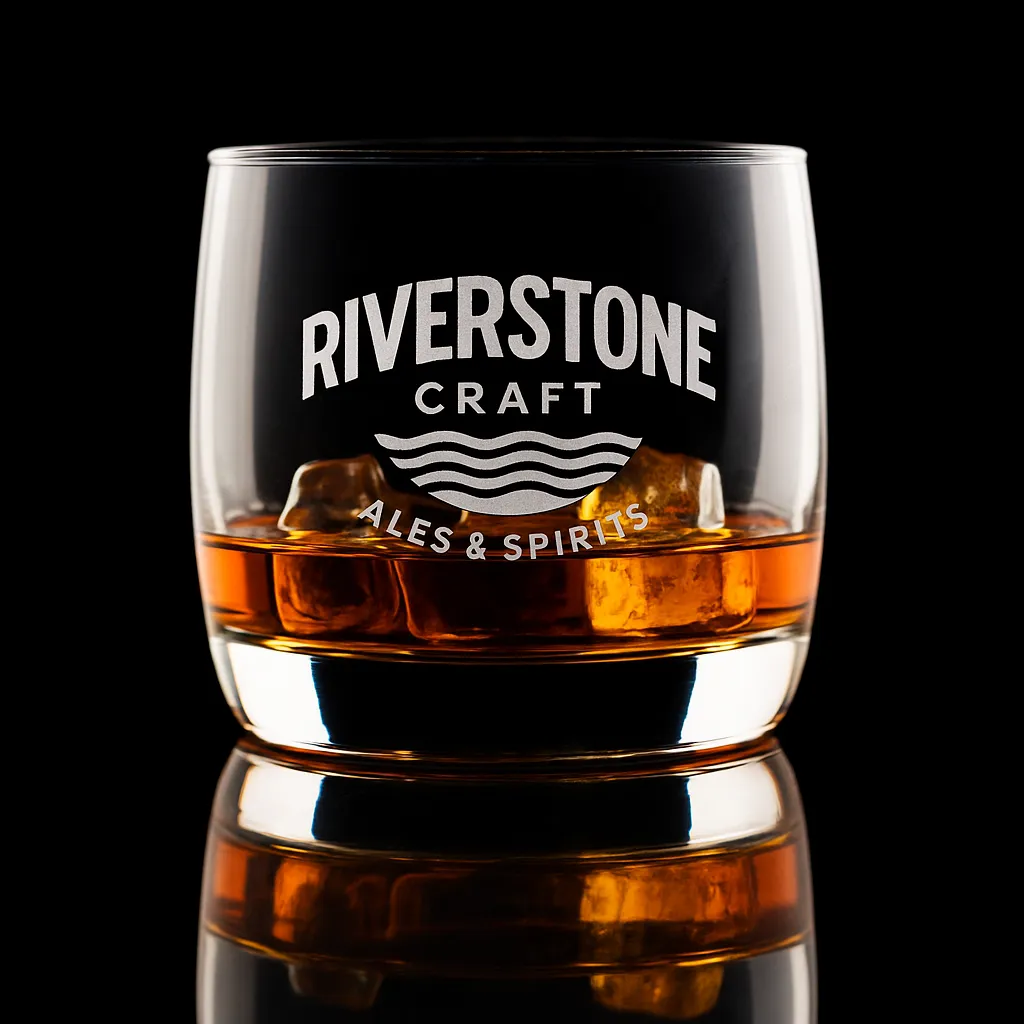 Classic Nordic Rocks — custom engraved with a brand logo