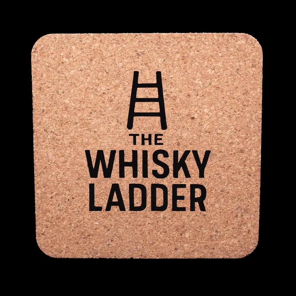 Cork Square Coaster — custom engraved with a brand logo