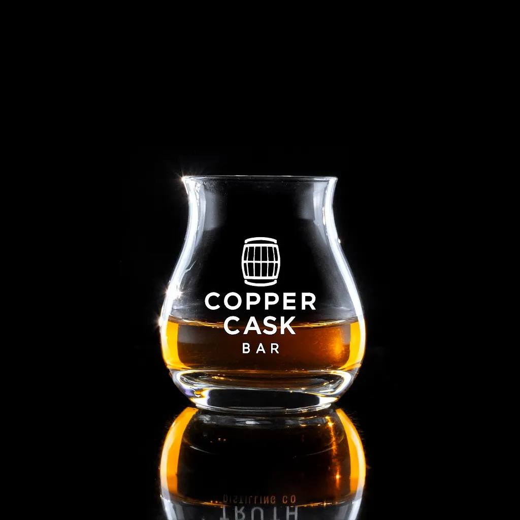 Glencairn® Burns Dram — custom engraved with a brand logo