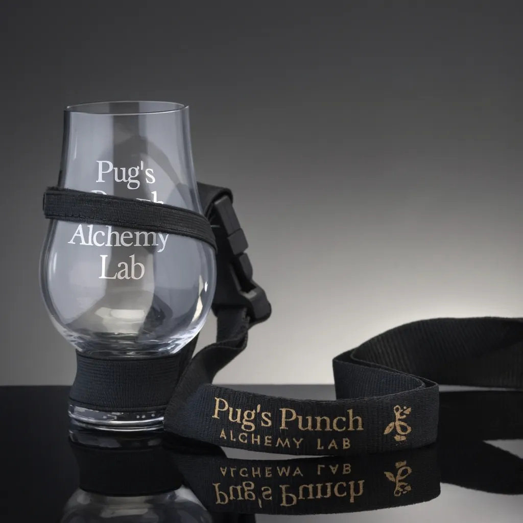 Glencairn Lanyard — custom engraved with a brand logo