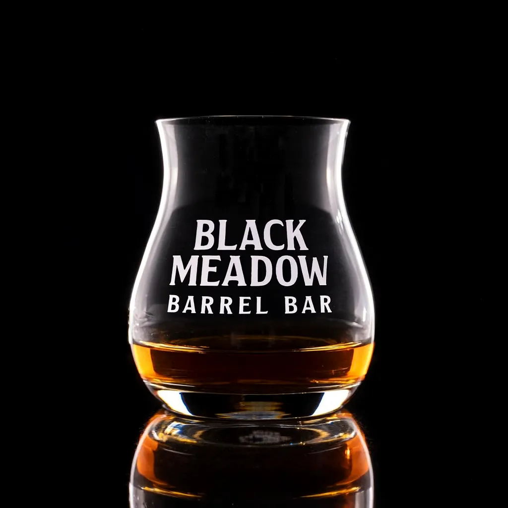 Glencairn Mixer — custom engraved with a brand logo