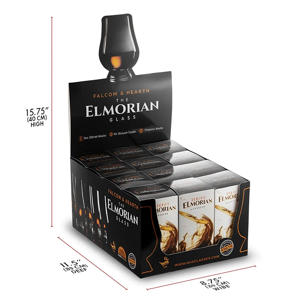 Glencairn Pop-Up Display Sold Blank — custom engraved with a brand logo