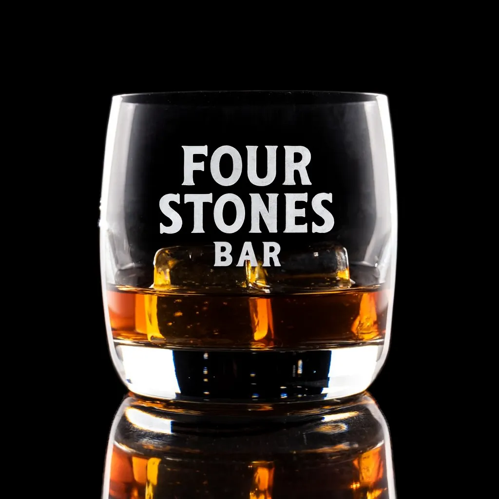 Nordic Nuevo Rocks — custom engraved with a brand logo