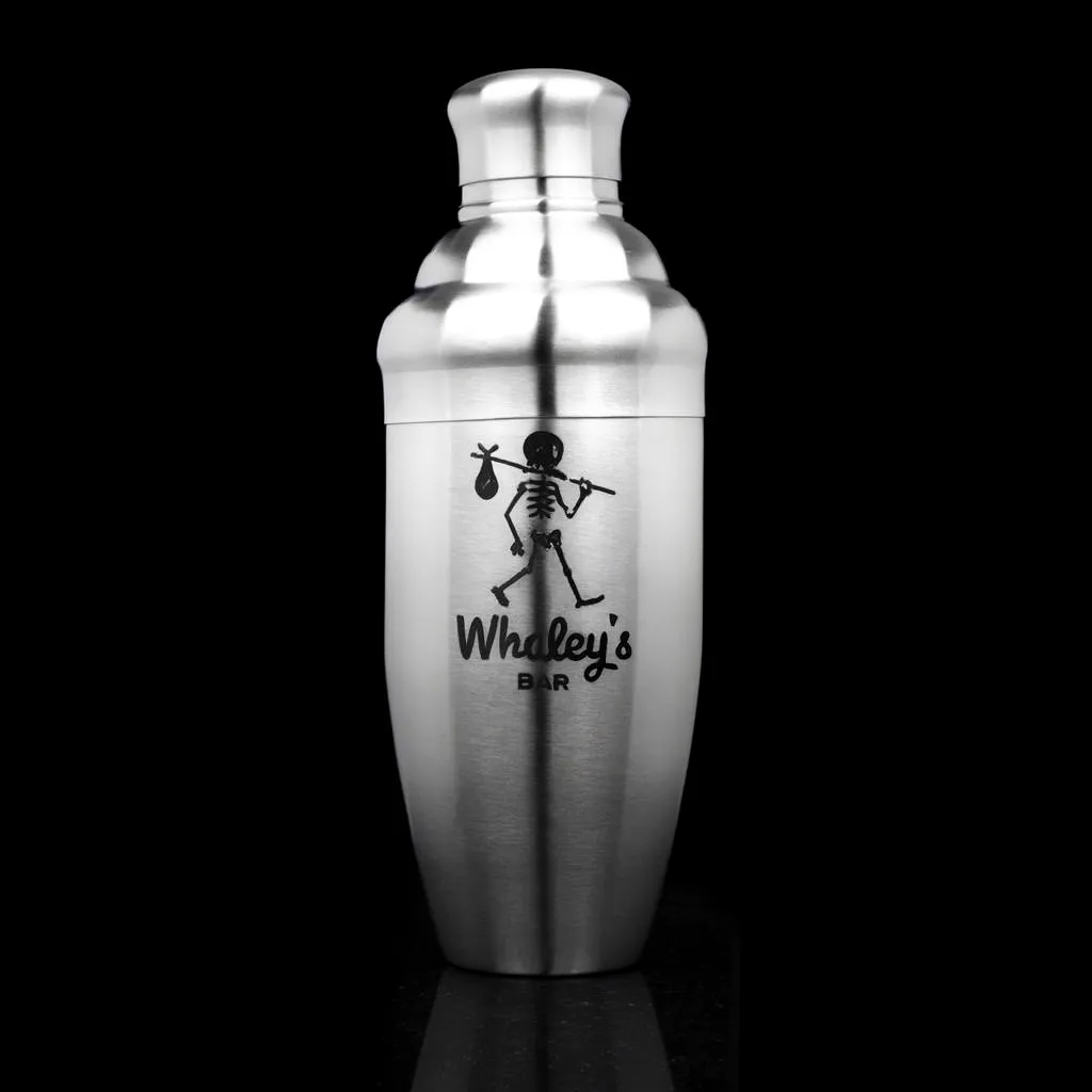 Premium Cocktail Shaker — custom engraved with a brand logo
