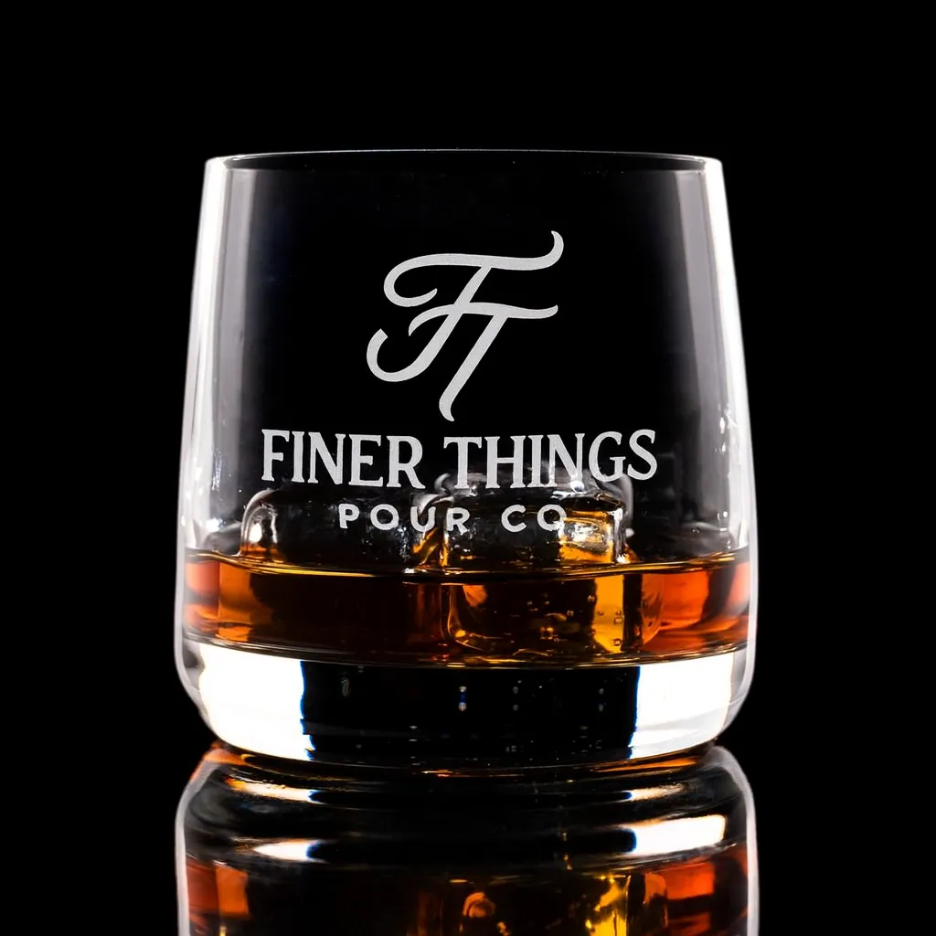 Sequence Old Fashioned — custom engraved with a brand logo