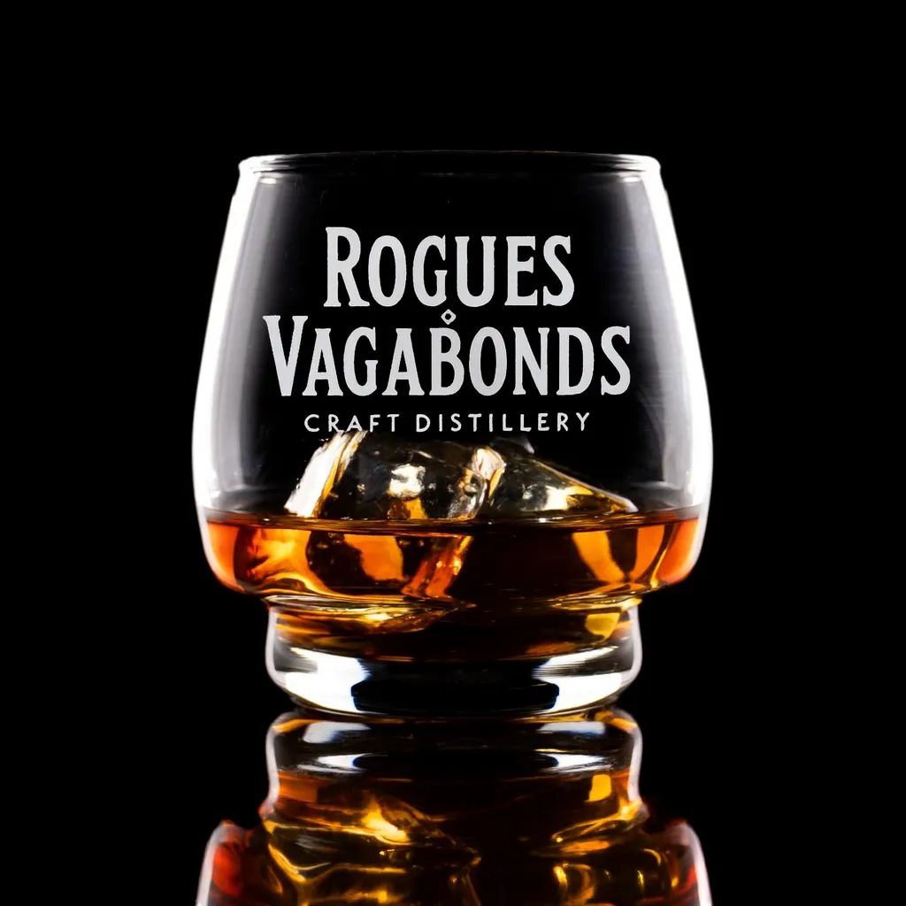 Single Barrel Select — custom engraved with a brand logo